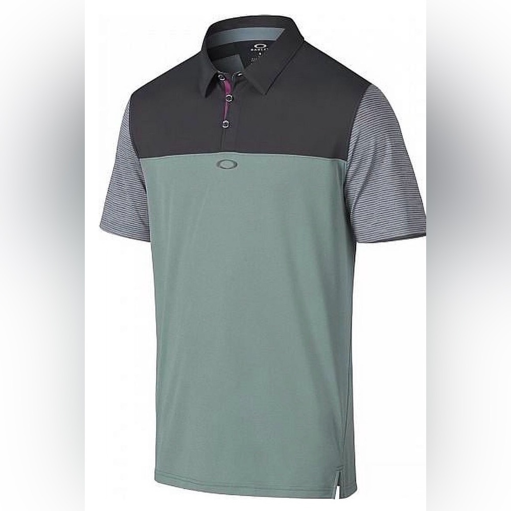 New Oakley Alignment Polo Short Sleeve Men’s Small Shirt Dry Fit Golf UV Protect